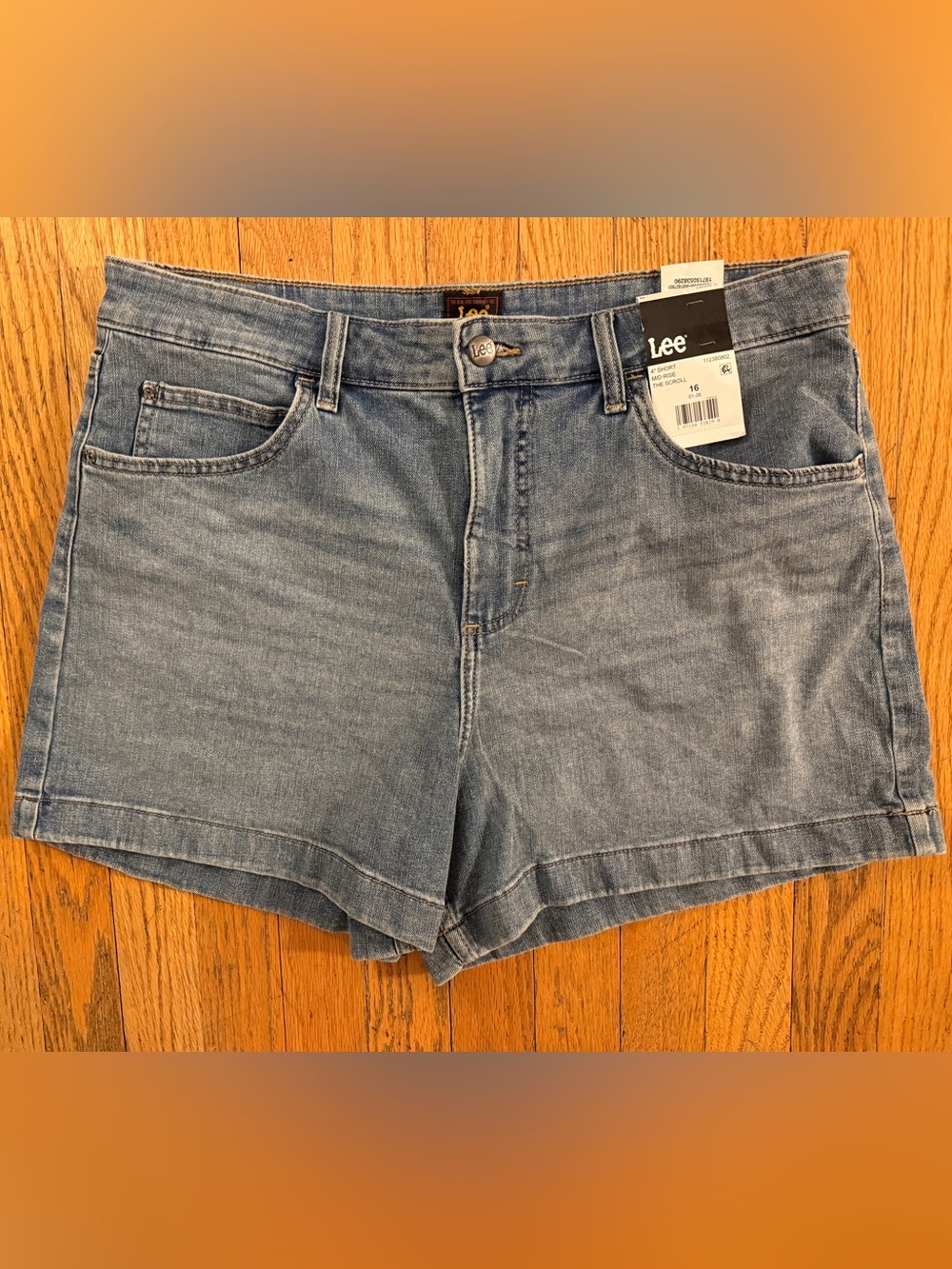 Lee Women's Light Blue Denim Shorts
